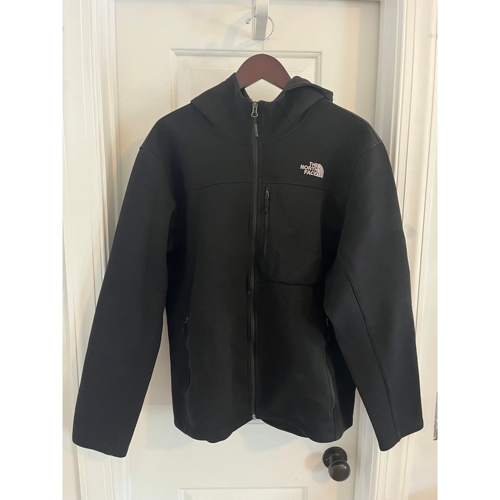 The North Face Mens XL Black Apex Bionic 2 Softshell Hooded Jacket CUN5